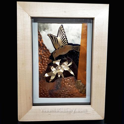MetalScape - Hummingbird Feast by Barbara Shewnack